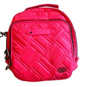 Lug Skeeter Bridge Convertible Crossbody Bag Powerful Pink Womens Barbie